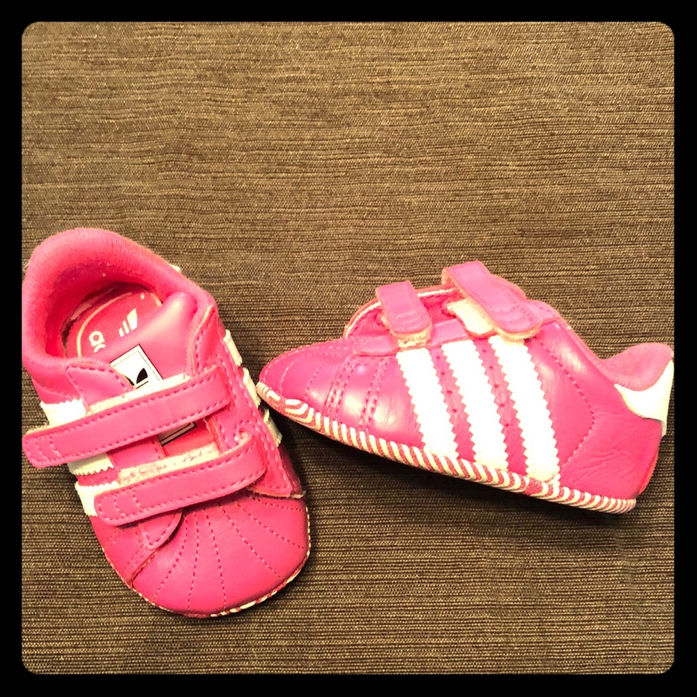 Adidas Baby girl size 1 shoes